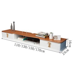 Meuble TV flottant Meuble TV, lecteur DVD, console de divertissement multimédia, support de jeu, présentoir de meuble TV, clo