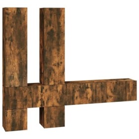 Générique Meuble TV Mural Chêne fumé Bois dingénierie, 77.1 kg, 3114571, Meubles, Meubles TV