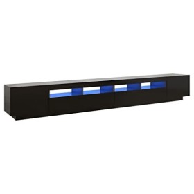 Générique Meuble TV avec lumières LED Noir 300x35x40 cm, 61.5 kg, 3081925, Meubles, Meubles TV