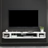 StrOux Meuble TV Flottant Meuble TV Meuble TV Mural Centre de Divertissement Meuble TV Flottant Console multimédia en Bois Me