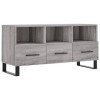 Meuble TV Sonoma Gris 102 x 36 x 50 cm Bois dingénierie