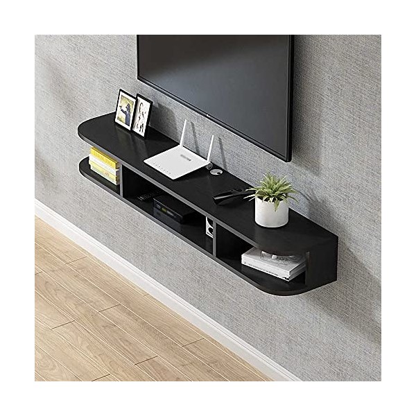Meuble TV Flottant, Gain de Place, Meuble TV Suspendu, Support de Rangement Mural pour Composants TV utilisés dans Le Salon d