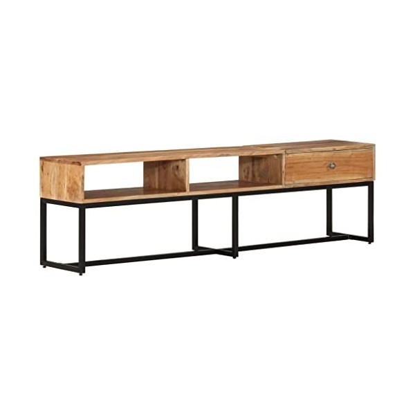 Meuble TV, Support de Meuble TV Robuste pour la Maison, Nettoyage Facile pour Les appareils multimédias