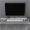 Meuble TV Flottant, Étagère TV Murale,Composant Darmoire De Centre De Divertissement En Bois Massif,Pour Console Audio/vidéo