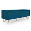 Mobilier-Deco Eloise III - Meuble TV XXL Bleu composé de 1 tiroir et 1 Porte Design