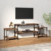 VEEKI Meuble TV, Meuble TV Suspendu, Meuble TV Industriel, Meuble TV Bois, Meuble Chambre, Convient pour Salon ou Chambre, Ch