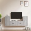 VEEKI Meuble TV, Meuble TV Suspendu, Meuble TV Industriel, Meuble TV Bois, Meuble Chambre, Convient pour Salon ou Chambre, En