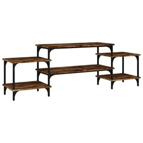 VEEKI Meuble TV, Meuble TV Suspendu, Meuble TV Industriel, Meuble TV Bois, Meuble Chambre, Convient pour Salon ou Chambre, Ch