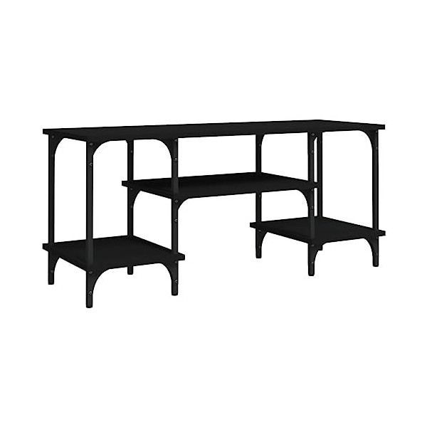 VEEKI Meuble TV, Meuble TV Suspendu, Meuble TV Industriel, Meuble TV Bois, Meuble Chambre, Convient pour Salon ou Chambre, No