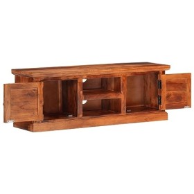 Générique Meuble TV avec Portes 112x30x40 cm Bois dacacia Massif,21.8 KG,354986, Meubles, Meubles TV