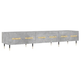RAUGAJ Home Hardware Businese Meuble TV en bois dingénierie Gris béton 150 x 36 x 30 cm