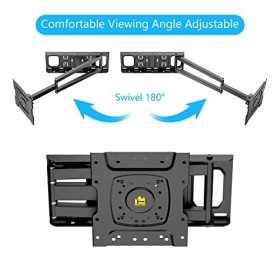 Support mural pivotant pour TV FORGING MOUNT réglable 650 mm longue portée Full Motion TV Support extensible inclinable dang