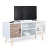 IDMarket - Meuble TV scandinave Bahia 2 Portes 113 cm