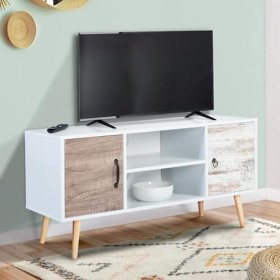 IDMarket - Meuble TV scandinave Bahia 2 Portes 113 cm