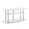 Furinno Frans Turn-N-Tube 3-Tier Stand for TV up to 46, White Oak, Bois dingénierie
