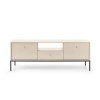 3xEliving Meuble TV Intensi au Style Moderne, Longueur 154 cm, pour Un Salon, Banc TV Une Chambre Beige 