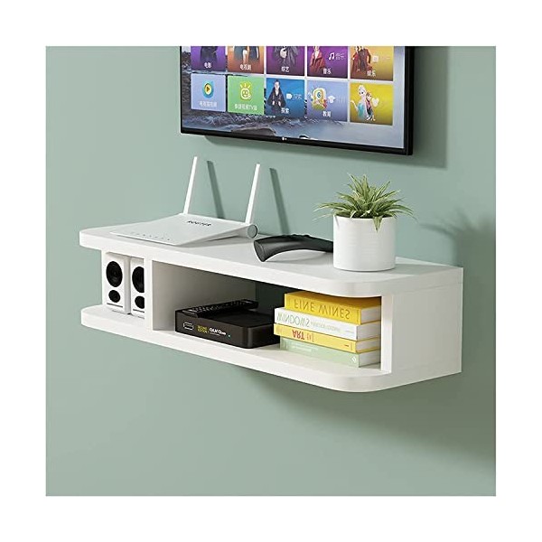 EsEntL Meuble TV Unités Murales TV pour Salon Console Multimédia Meuble TV Armoire Murale avec Gestion des Câbles pour Salon