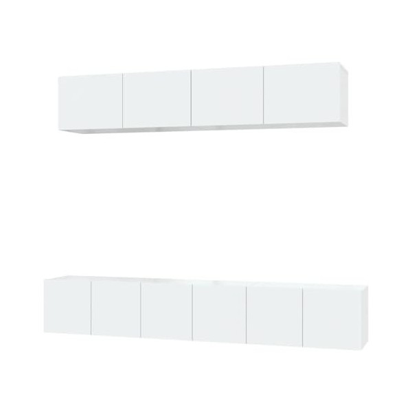 VEEKI Meuble TV, Meuble TV Suspendu, Meuble TV Industriel, Meuble TV Bois, Meuble Chambre, Convient pour Salon ou Chambre, En