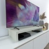 Henor Support élévateur TV en Bois FSC® 90 x 35 x 15 cm Chêne Stel. Supporte 60 kg.