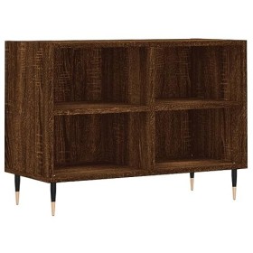 Tidyard Meuble TV Banc TV Meuble de Salon chêne Marron 69,5 x 30 x 50 cm Bois dingénierie