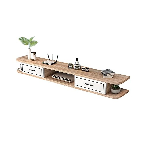 Meuble TV Flottant / Suspendu Mural/composant Darmoire De Centre De Divertissement Pour Meuble TV,Étagère De Rangement Multi