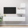 VEEKI Meuble TV, Meuble TV Suspendu, Meuble, Meuble TV avec Rangement，Meuble Industriel, Convient pour Salon ou Chambre, Ense