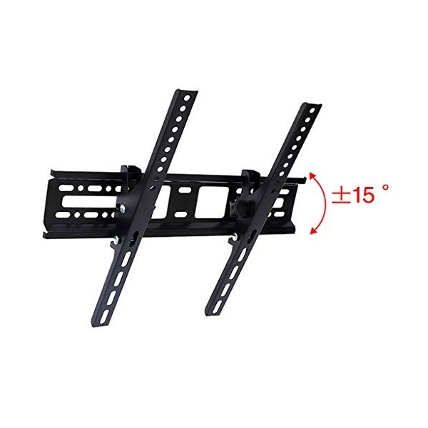 APAINI Support Mural Universel pour téléviseur à LED LCD 30Kg Acier 400X400Mm Support Mural inclinable à 15 ° pour Moniteur 3