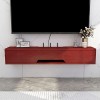 EsEntL Meuble de Rangement TV Mural Centre de Divertissement Console multimédia en Bois Meuble de Rangement Meuble TV Flottan