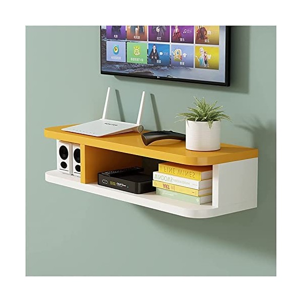 EsEntL Meuble TV Unités Murales TV pour Salon Console Multimédia Meuble TV Armoire Murale avec Gestion des Câbles pour Salon 