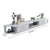 Meuble TV Mural àéTagèRe Flottante, éTagèRe de Divertissement Pour Console MultiméDia, Support Pour DéCodeur CâBle RéCepteur/