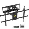 FORGING MOUNT Support mural à 6 bras pour TV de 37 à 75" avec extension lisse et pivotant - Support de montage réglable pour 