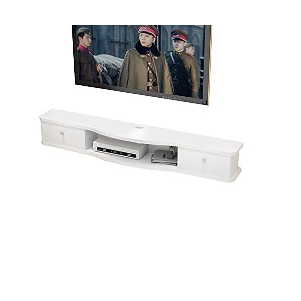 Meuble TV de Salon, Console de Meuble TV en Bois, Composants du Centre de Divertissement, Meuble de Rangement pour Décodeur 