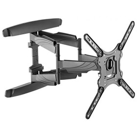 RICOO Support Murale TV 32-55" S5344 81-140 cm Suspendu Orientable Inclinable Support Écran Universel Accroche Moniteur VES