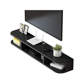 Meuble TV, Lowboard TV, étagères flottantes, étagère Flottante pour Composants de Meuble TV, Support média Moderne pour Centr