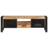 CIADAZ Meuble TV 120x30x40 cm Bois Massif de manguier,Table TV,Ensemble Meuble TV,Meuble TV