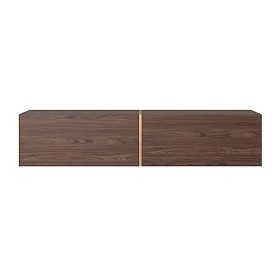 Selsey BISIRA Meuble TV, Melamine, Noyer, Or, 200 cm