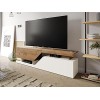 Bestmobilier - Pitt - Meuble TV - 160 cm - Style Industriel