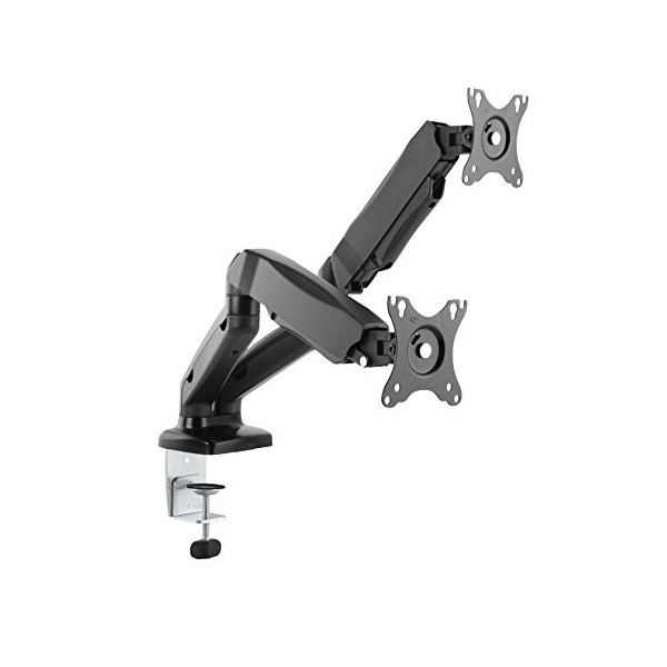 HALTERUNGSPROFI Office-GS224 Support de Bureau 2 Voies pour écran LED et LCD jusquà 32 Pouces VESA 75 x 75 100 x 100 OFFICE-