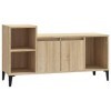 Meuble TV Chêne sonoma 100x35x55 cm Bois dingénierie