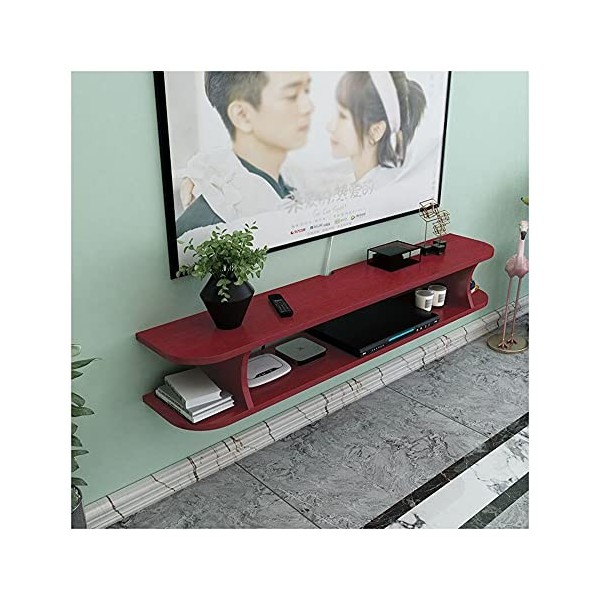GEREP Meuble TV Flottant Meuble TV Mural Utilisé Pour le Stockage de DéCoration de Chambre, de Salon Et de Bureau/C / 120×22×