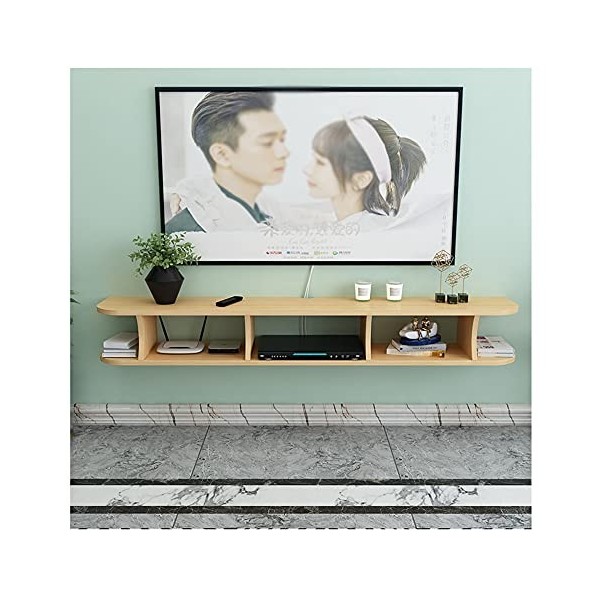 GEREP Meuble TV Flottant Meuble TV Mural Utilisé Pour le Stockage de DéCoration de Chambre, de Salon Et de Bureau/C / 120×22×