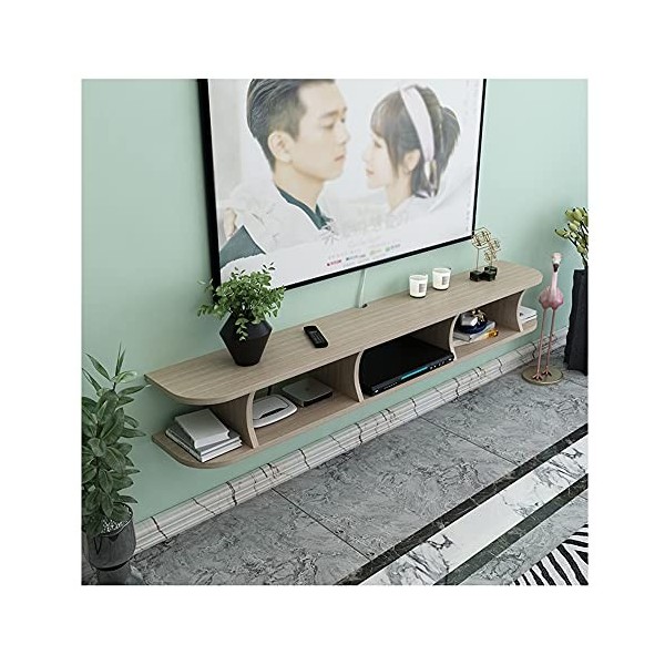 GEREP Meuble TV Flottant Meuble TV Mural Utilisé Pour le Stockage de DéCoration de Chambre, de Salon Et de Bureau/C / 120×22×