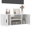 Tidyard Meuble TV Banc TV de Salon Meuble de Télévision avec Compartiments TV Cabinet Bois Chêne fumé 100x31,5x35 cm Bois di