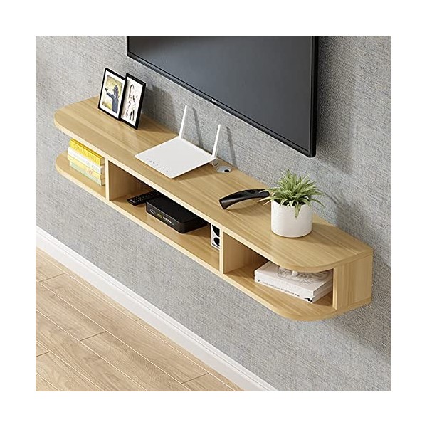 Meuble TV Flottant Meuble TV Flottant Étagère TV Murale Centre de Divertissement Composant darmoire pour Unité de Stockage C