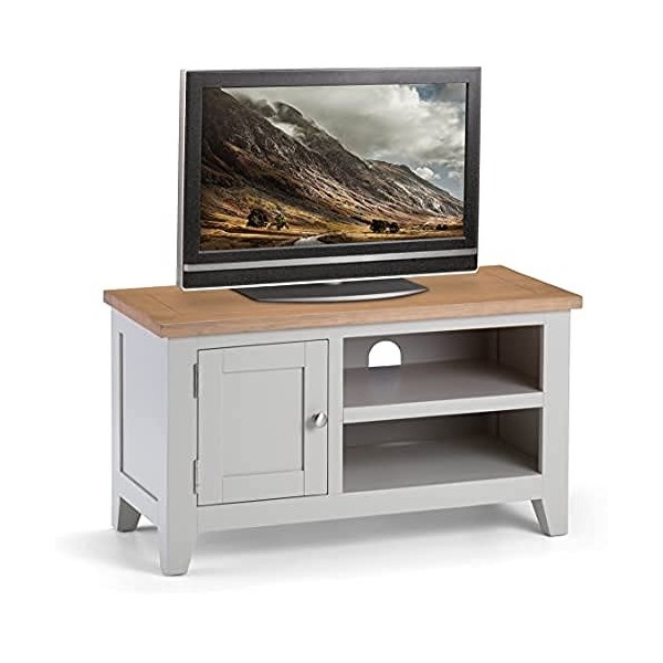 Julian Bowen Meuble TV Richmond, gris/chêne