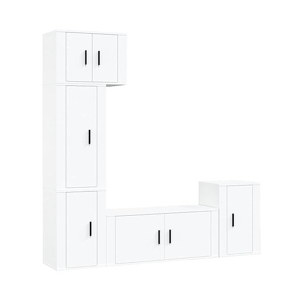 Meuble TV,Banc TV,Meuble TV Suspendu,Étagère TV Flottante, Support de Télévision Flottant Fixé au Mur Centre de Console Multi