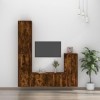 VEEKI Meuble TV, Meuble TV Suspendu, Meuble TV Industriel, Meuble TV Bois, Meuble Chambre, Convient pour Salon ou Chambre, En
