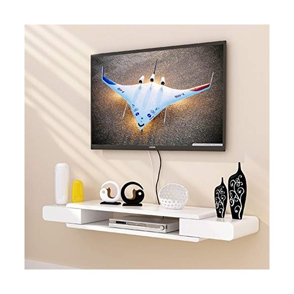 Brooke shop Meuble TV flottant, étagère pour composants TV, meuble TV mural simple domestique, meuble de salon, console multi