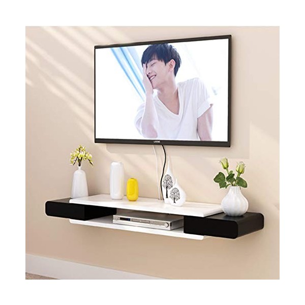 Brooke shop Meuble TV flottant, étagère pour composants TV, meuble TV mural simple domestique, meuble de salon, console multi