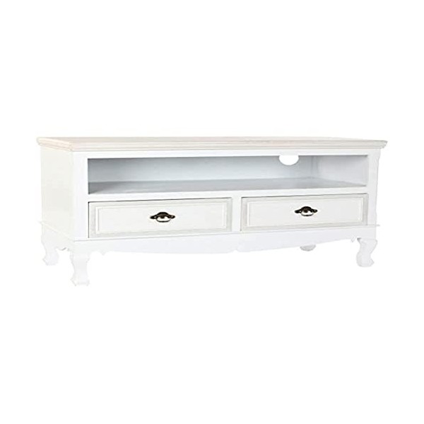 Meuble TV Dkd Home Decor Blanc Bois MDF 100 x 42 x 61 cm 